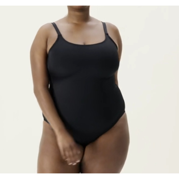 NWT Andie Women's The Amalfi Cheeky One Piece AO027 Smooth Swimsuit Black SZ XL - Picture 1 of 12